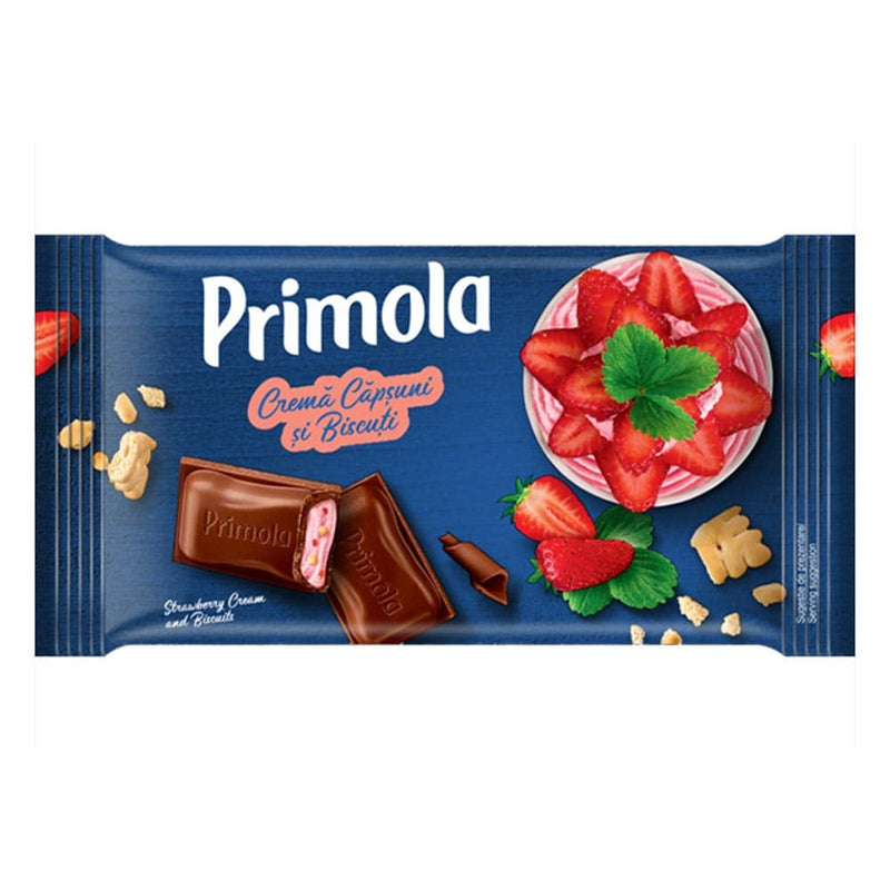 Primola Ciocolata Crema Capsuni si Biscuiti