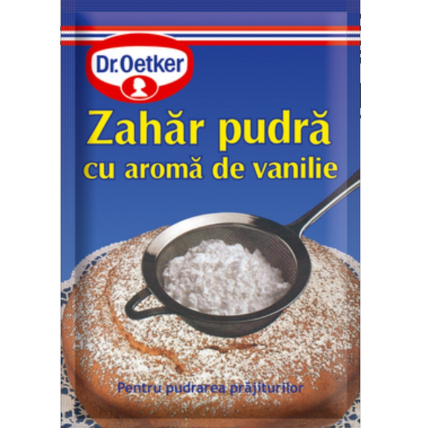 Zahar pudra cu aroma de vanilie (Dr. Oetker) - Delumani - Magazin Romanesc 