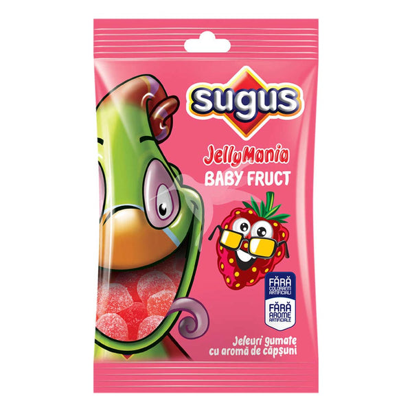 Sugus Jeleuri gumate Jellymania cu gust de capsuni