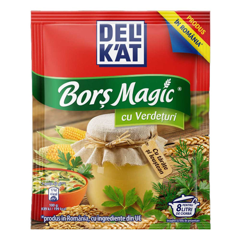 Bors magic cu verdeturi Delikat