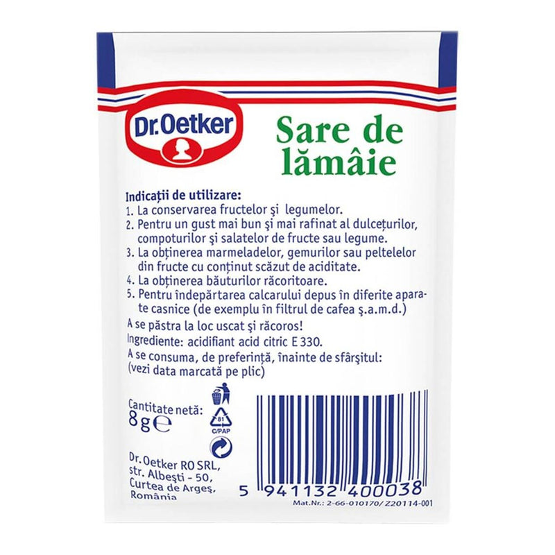 Sare de lamaie Dr. Oetker