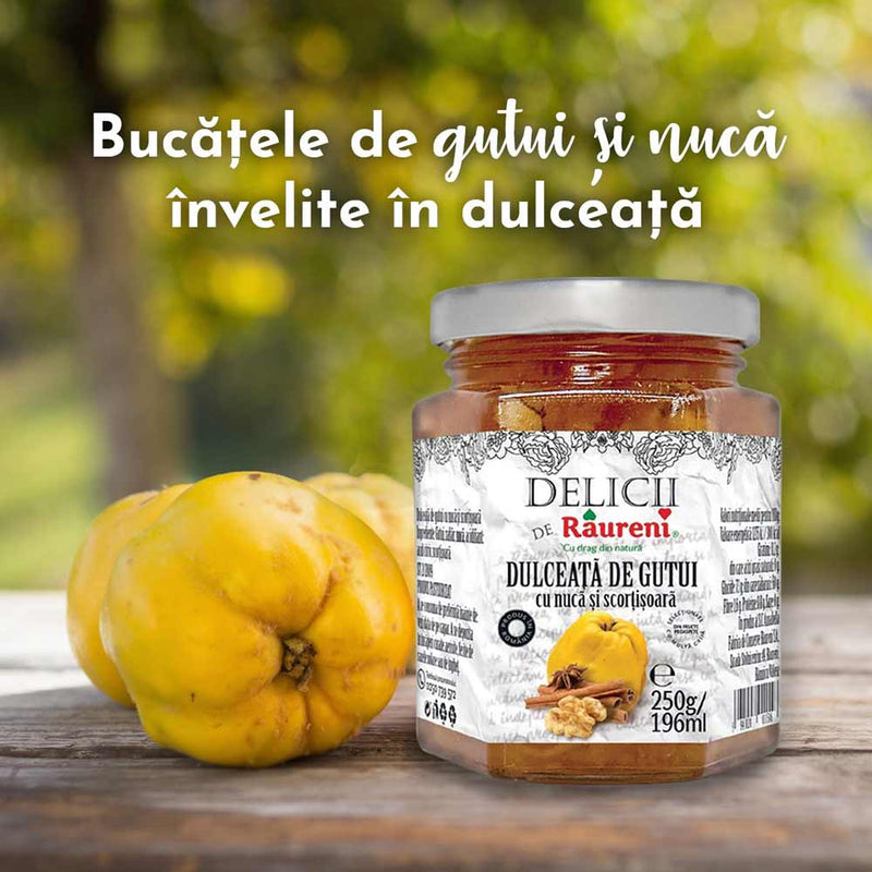 Dulceata de gutui cu nuca si scortisoara Raureni