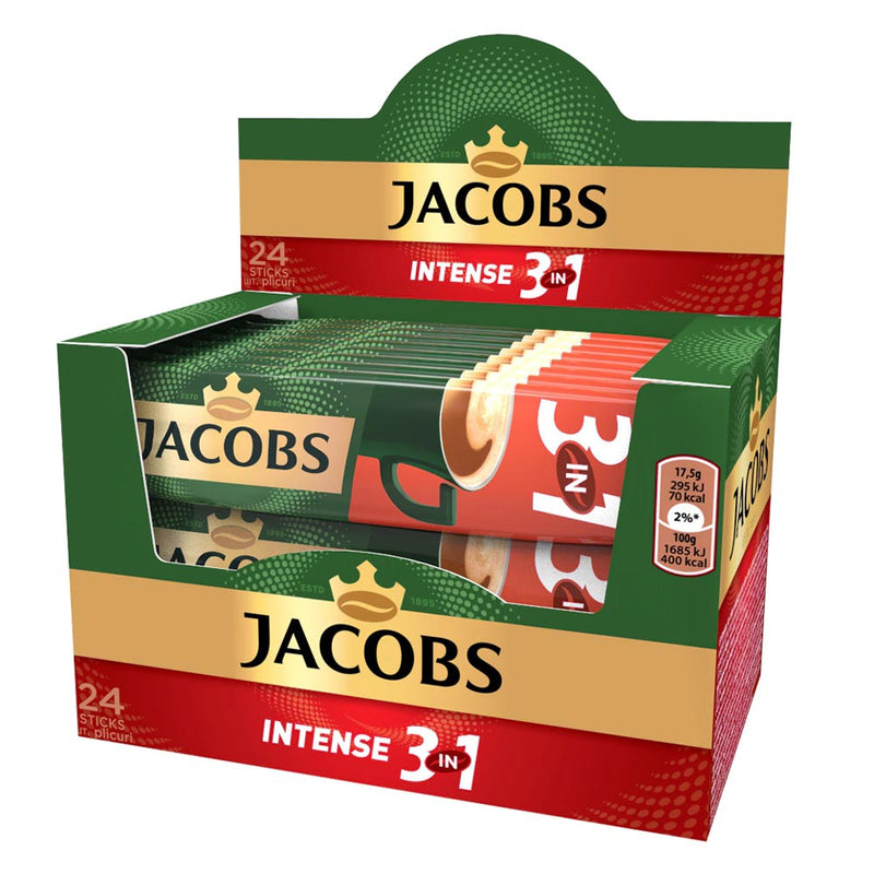 Jacobs 3 in 1 Intense (24 plicuri)