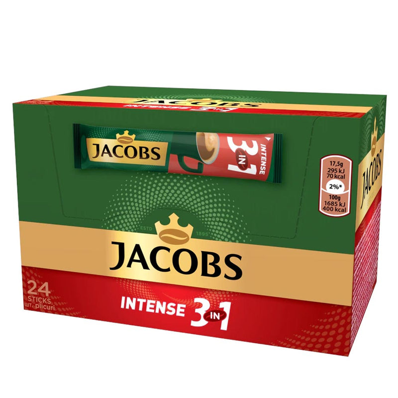 Jacobs 3 in 1 Intense (24 plicuri)