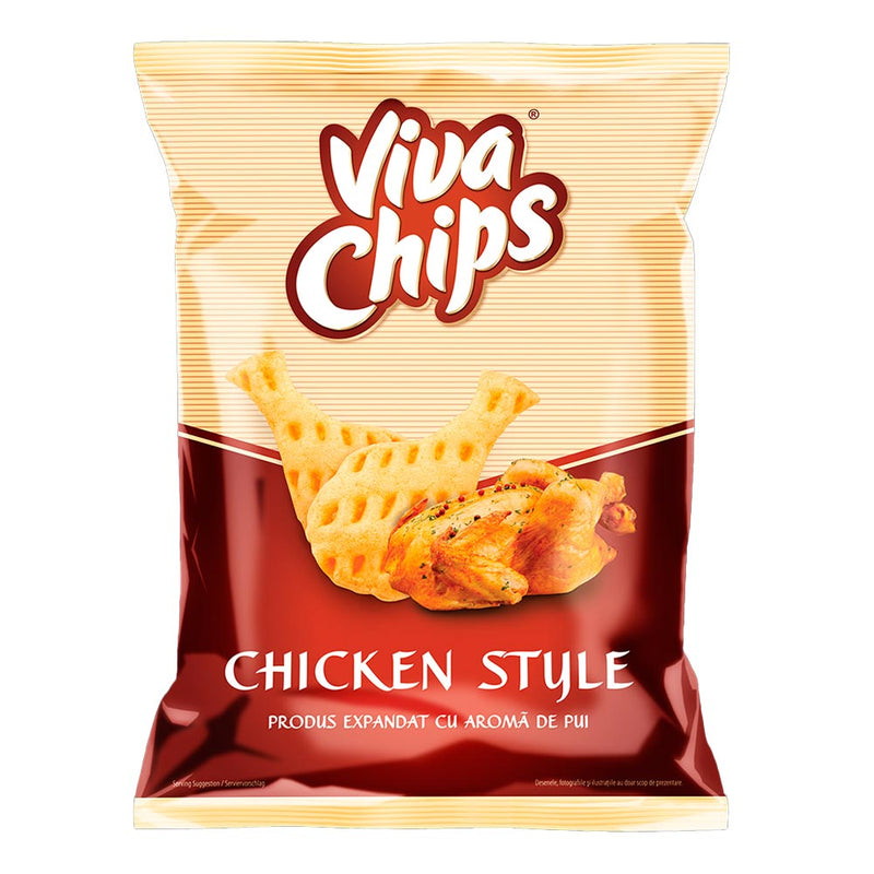 Viva Chips cu aroma de pui - Delumani - Magazin Romanesc 