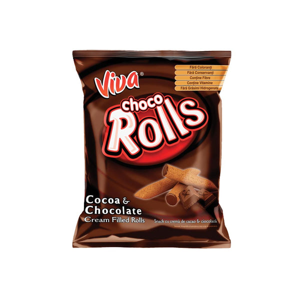 Viva Choco Rolls ciocolata - Delumani - Magazin Romanesc 